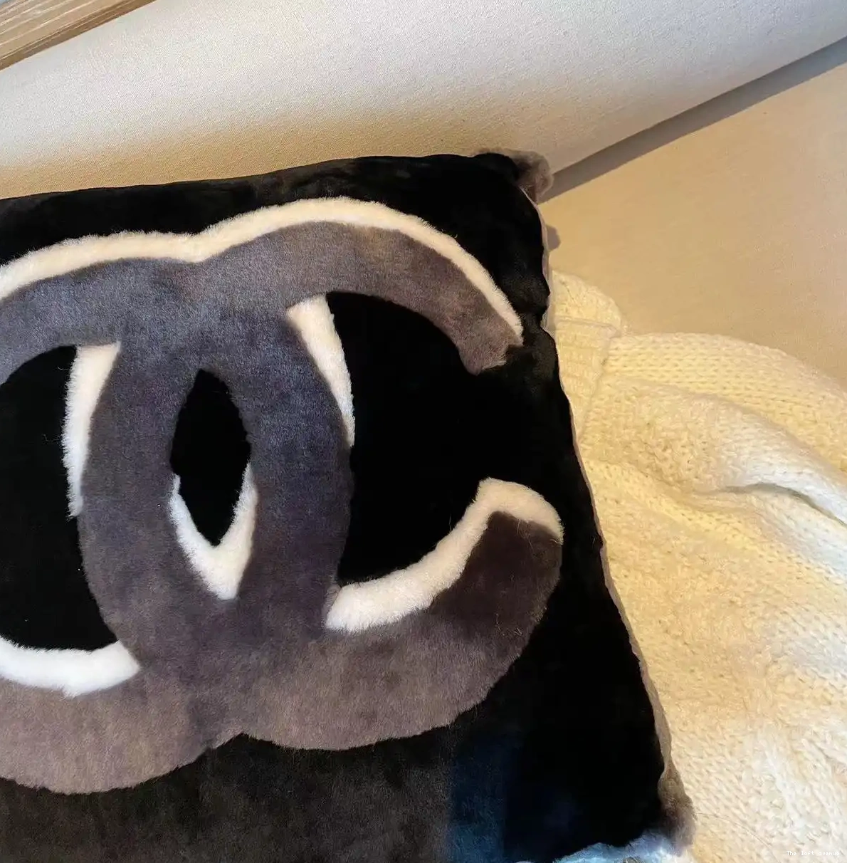 THROW SHEARLING COCO PILLOW 0703